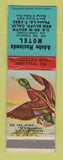 Matchbook Cover - Adobe Hacienda Motel Red Bluff CA WORN