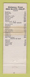 Matchbook Cover - Adobe Hacienda Motel Red Bluff CA WORN