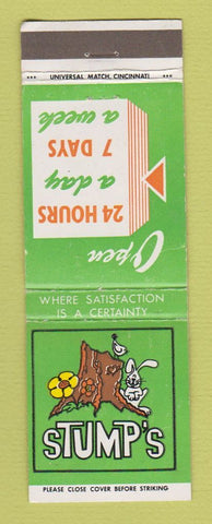 Matchbook Cover - Stump's Restaurant? Store?