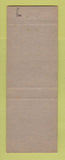 Matchbook Cover - Kistner's Super Service grocery Sunbury PA