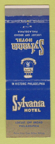 Matchbook Cover - Sylvania Hotel Philadelphia PA