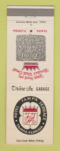 Matchbook Cover - Hotel Tampa Terrace Tampa FL