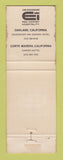 Matchbook Cover - Edgewater Inn Jim Stockman's Oakland Corte Madera CA WEAR