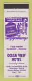 Matchbook Cover - Ocean View Motel Ventura CA