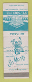 Matchbook Cover - St Moritz Restaurant Indianapolis IN
