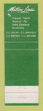 Matchbook Cover - Matson Cruise Lines girlie Hawaii Tahiti Samoa Fiji