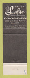 Matchbook Cover - Maison Lafite French Restaurant Chicago IL