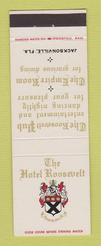 Matchbook Cover - Hotel Roosevelt Jacksonville FL