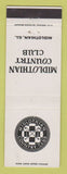 Matchbook Cover - Midlothian Country Club IL