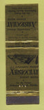Matchbook Cover - Aristocrat Resort Motel Hollywood Beach FL