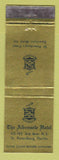 Matchbook Cover - Albemarle Hotel St Petersburg FL WEAR