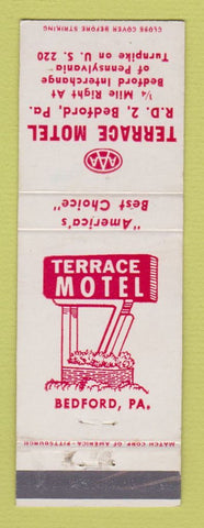 Matchbook Cover - Terrace Motel Bedford PA