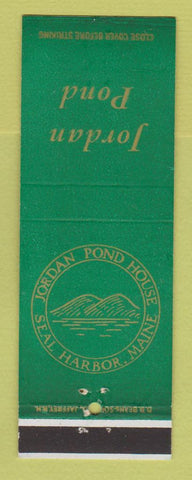 Matchbook Cover - Jordan Pond House Seal Harbor ME DD Bean