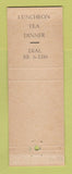 Matchbook Cover - Jordan Pond House Seal Harbor ME DD Bean