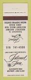 Matchbook Cover - Island Inn Westbury LI NY