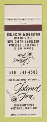 Matchbook Cover - Island Inn Westbury LI NY