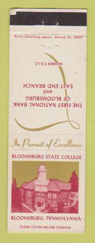 Matchbook Cover - Bloomsburg State College PA