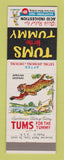 Matchbook Cover - Tums Antacid African Leopard