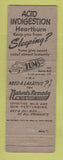 Matchbook Cover - Tums Antacid Bengal Tiger