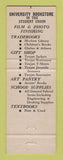 Matchbook Cover - University of Southern California USC Los Angeles CA