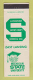 Matchbook Cover - Michigan State University Spartans East Lansing MI