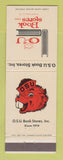 Matchbook Cover - University of Oregon State Bookstore Beavers Corvallis OR