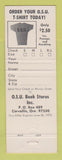Matchbook Cover - University of Oregon State Bookstore Beavers Corvallis OR