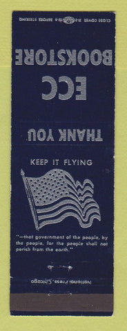 Matchbook Cover - ECC Bookstore College?