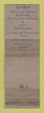 Matchbook Cover - Frank Paxton Lumber Des Moines IA WORN