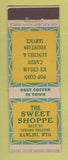 Matchbook Cover - The Sweet Shoppe Rawlins WY Federal