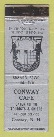 Matchbook Cover - Conway Cafe NH WEAR