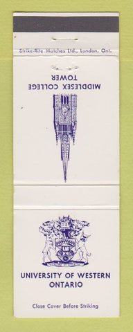 Matchbook Cover - University of Western ON London