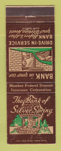 Matchbook Cover - Bank of Silver Spring MD?