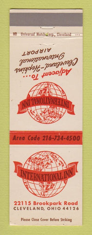 Matchbook Cover - International Inn Cleveland OH