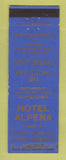 Matchbook Cover - Hotel Alpena MI WEAR