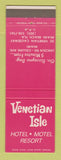 Matchbook Cover - Venetian Isle Hotel Motel Resort Miami Beach FL