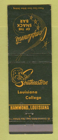 Matchbook Cover - Southeastern Louisiana College Hammond LA