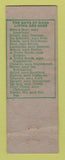 Matchbook Cover - Linden Tavern Bethlehem PA hillbilly WEAR
