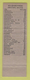 Matchbook Cover - Abbie's Esso oil gas Dexter ME