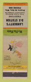 Matchbook Cover - Lamberty's DX oil gas Firestone Prairie du Sac WI hillbilly