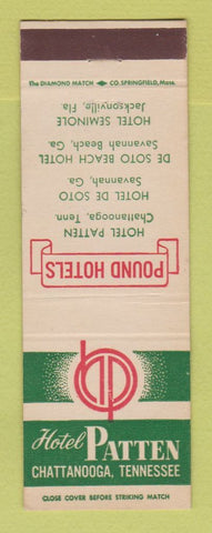 Matchbook Cover - Hotel Patten Chattanooga TN