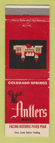 Matchbook Cover - Antlers Hotel Colorado Springs