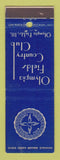 Matchbook Cover - Olympia Fields Country Club IL