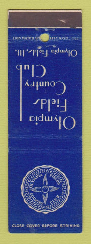 Matchbook Cover - Olympia Fields Country Club IL