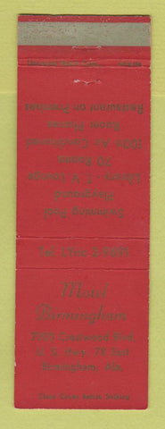 Matchbook Cover - Motel Birmingham AL WEAR