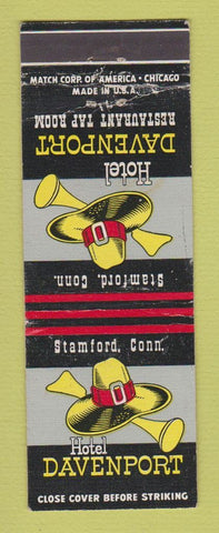 Matchbook Cover - Hotel Davenport Stamford CT WEAR