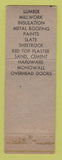 Matchbook Cover - Charles Loose and Son Lumber Myerstown PA WEAR
