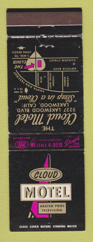 Matchbook Cover - Cloud Motel Lakewood CA