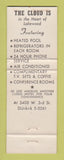 Matchbook Cover - Cloud Motel Lakewood CA