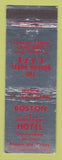 Matchbook Cover - Boston Hotel Cafe St James MN